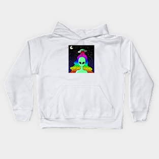 Psychedelic Alien Kids Hoodie